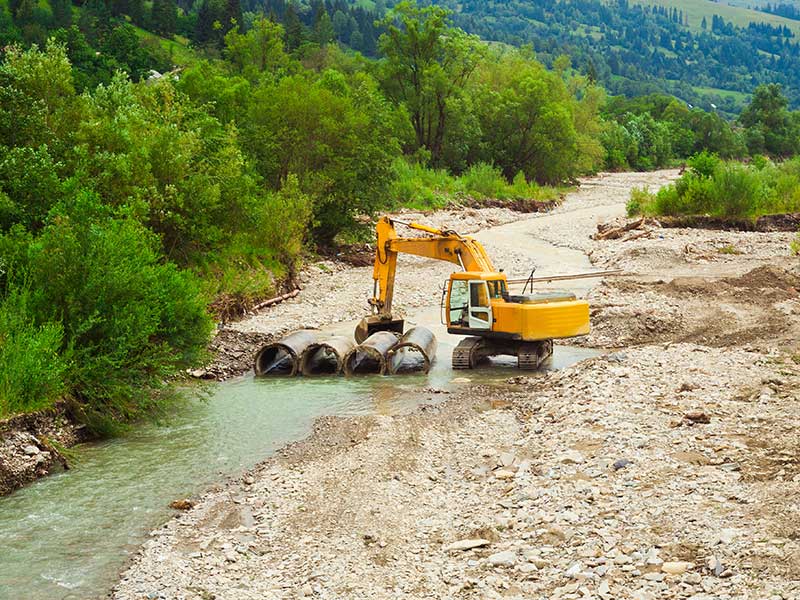 earth moving machinery